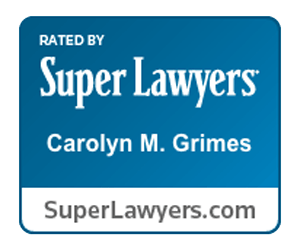 Attorney Carolyn M. Grimes is rated by SuperLawyers.com