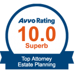 This attorney is rated as a 10.0 Superb Top Attorney for Estate Planning by Avvo.