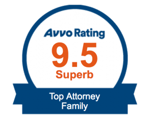 This attorney is rated as a 9.5 Superb Top Attorney for Family Law by Avvo.