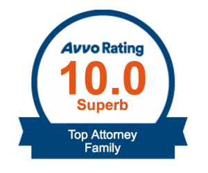This attorney is rated as a 10.0 Superb Top Attorney for Family Law by Avvo.