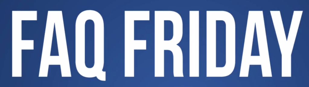 FAQ Friday logo