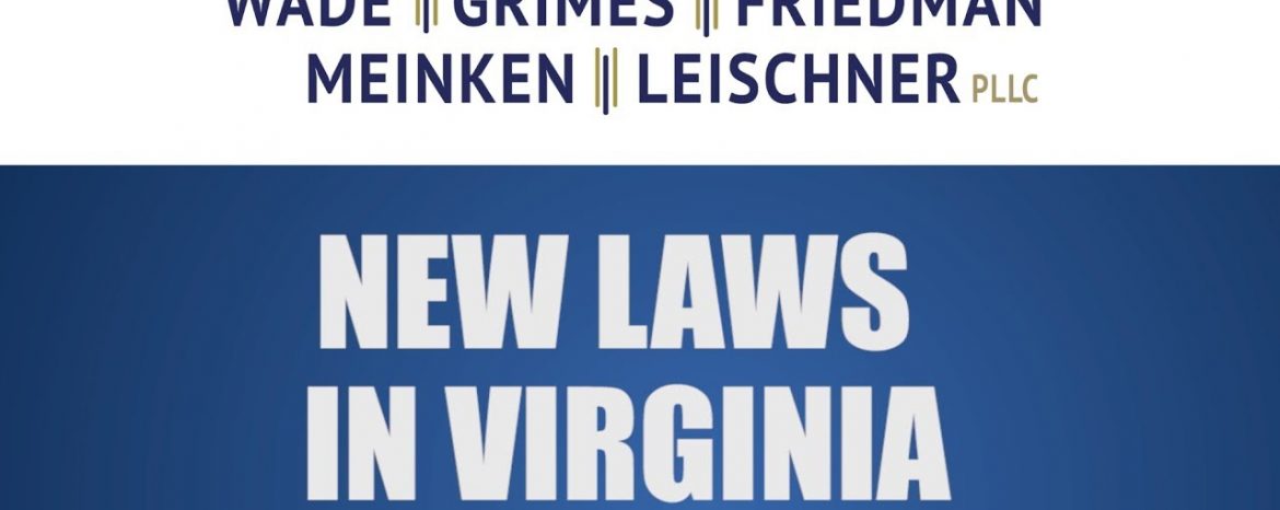 New Laws in Virginia – FAQ Friday