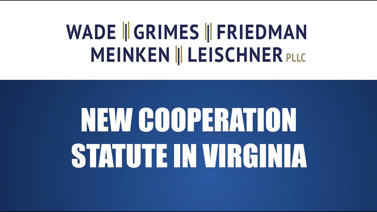New Virginia Cooperation Statute Allows for Post-Conviction Sentence Reductions