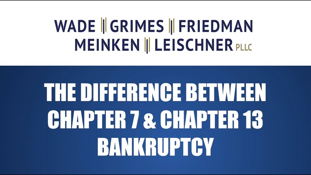 Attorney Xue Connelly breaks down the differences between the two most common types of bankruptcy for individuals: Chapter 7 and Chapter 13.