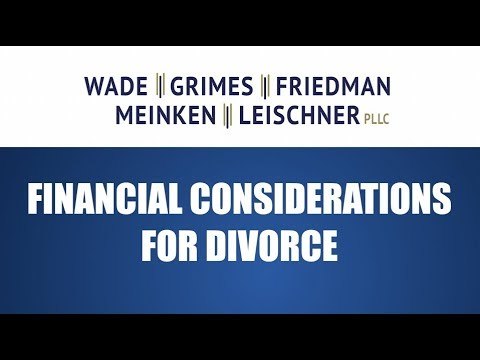Financial Considerations Before Getting a Divorce