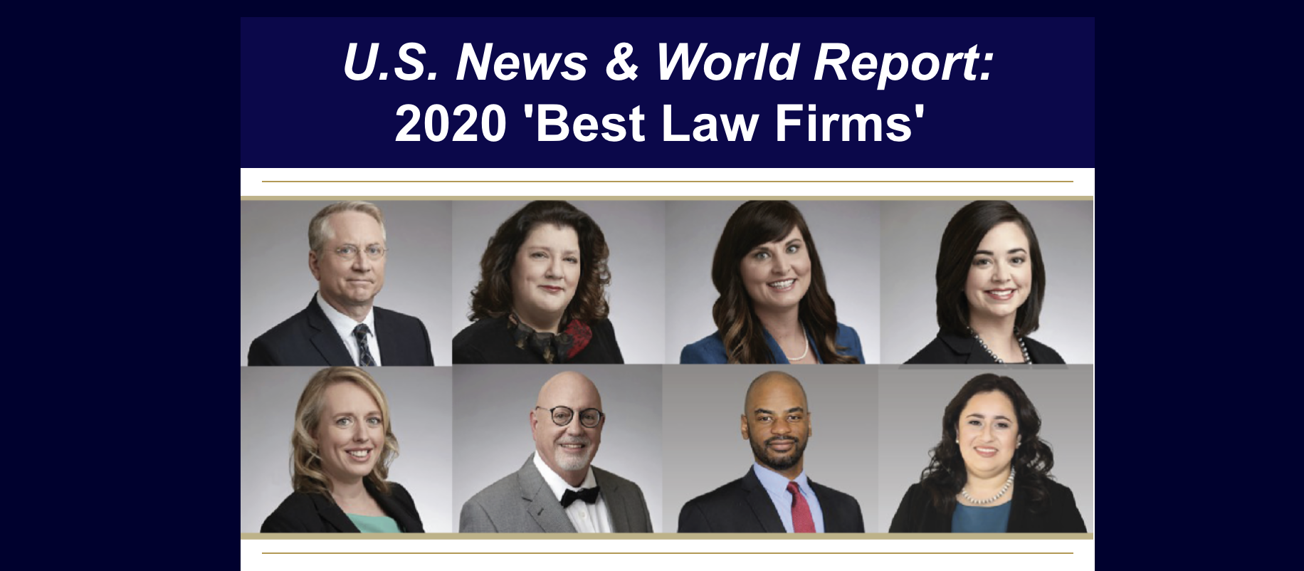 ‘Best Law Firms’ 2020: Wade Grimes Friedman Meinken & Leischner Honored by U.S. News & World Report