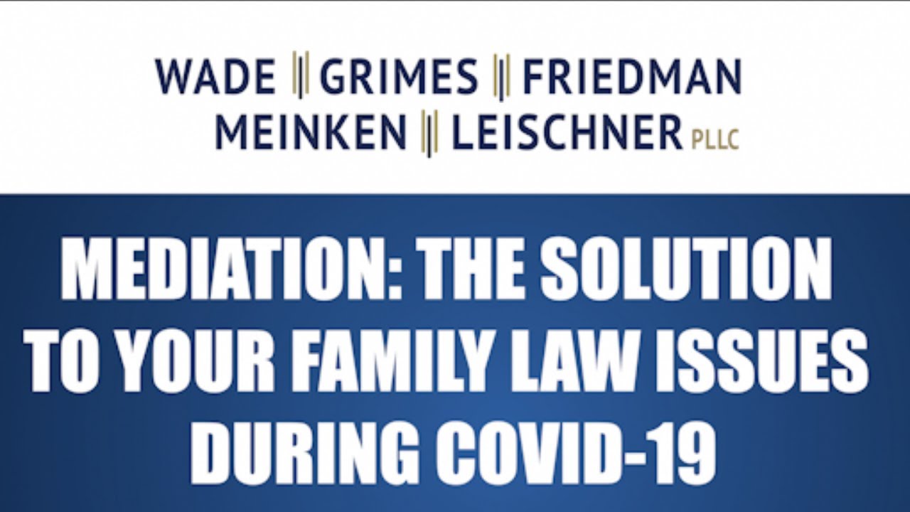 Virtual Mediation: The Solution to Your Family Law Issues During COVID-19