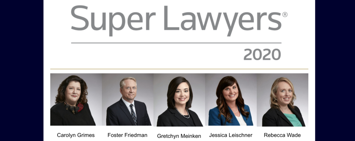 Super Lawyers 2020: Partners Recognized in Virginia, Washington D.C.