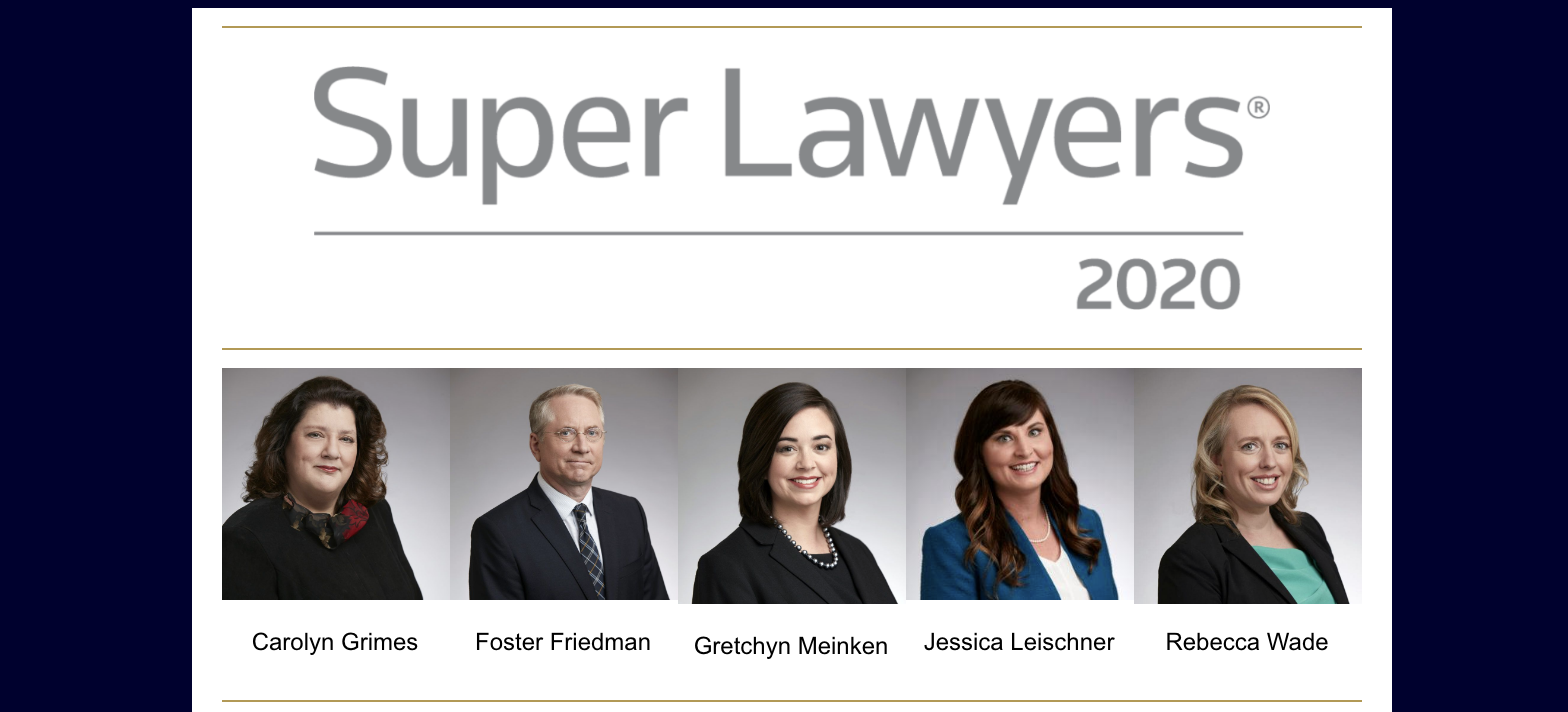 Super Lawyers 2020: Partners Recognized in Virginia, Washington D.C.