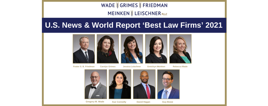 ‘Best Law Firms’ 2021: Wade Grimes Friedman Meinken & Leischner Honored By U.S. News & World Report For Fifth Consecutive Year