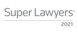 Listed on Super Lawyers for 2021