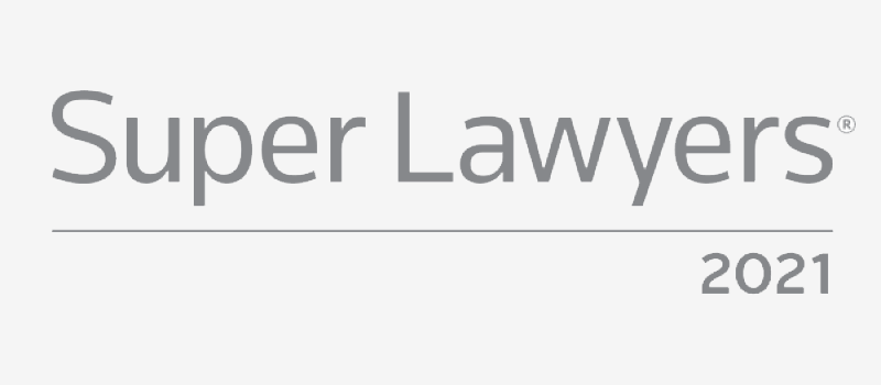 Listed by Super Lawyers for 2021