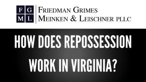 How Does Repossession Work in Virginia?